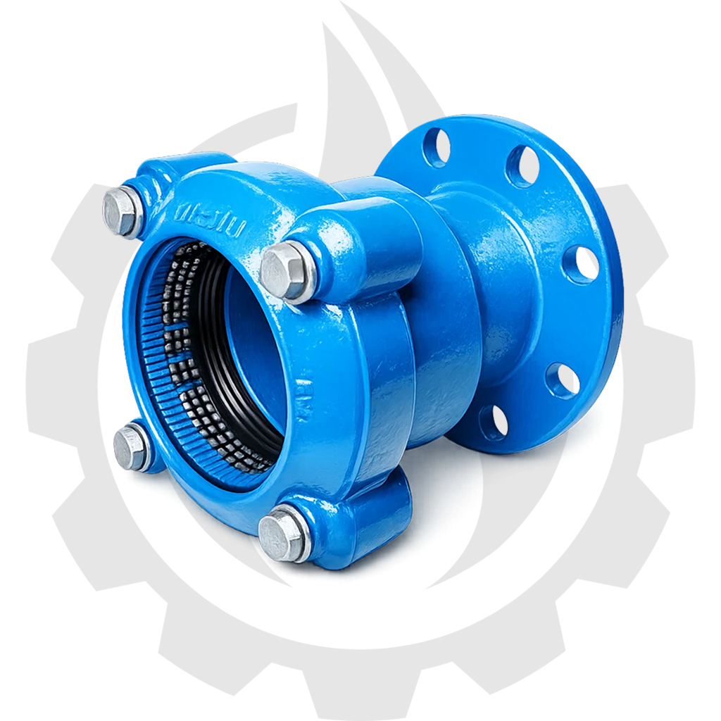 UR-10 Фланец фиксирующий универсальный чугунный DN 050 (46-70) PN10/16