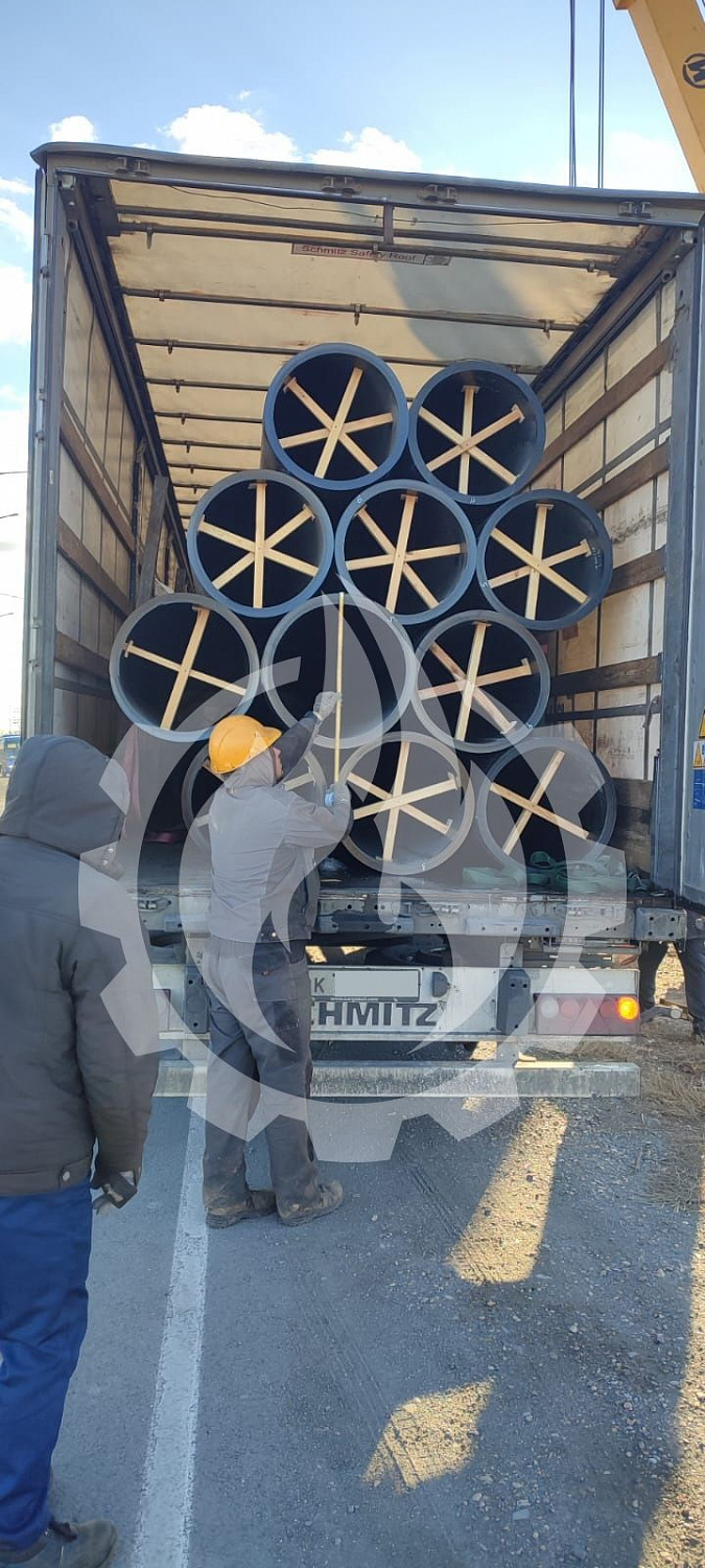 Строительство напорного водопровода в отдаленном регионе