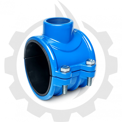 UR-03 Седелка муфтовая dn 160х2 для пэ/пвх труб pn 10/16