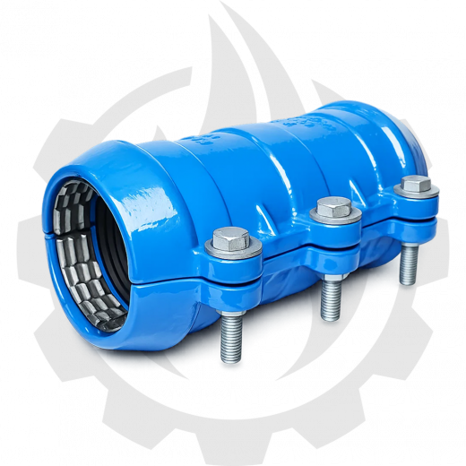 UR-31 Муфта ремонтная для пластиковых труб (ПНД, ПЭ, ПВХ) DE 063 PN16
